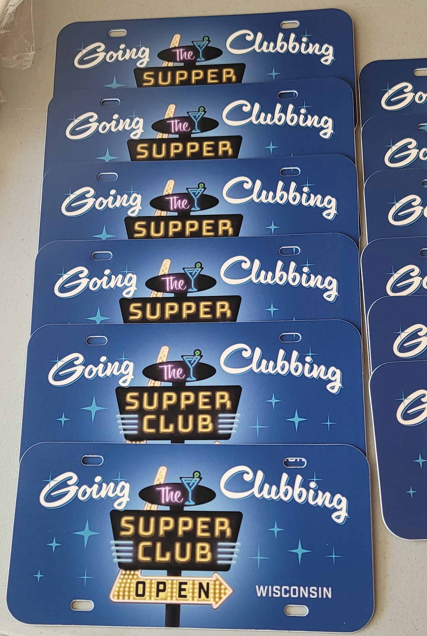 Wisconsin Supper Club License Plate