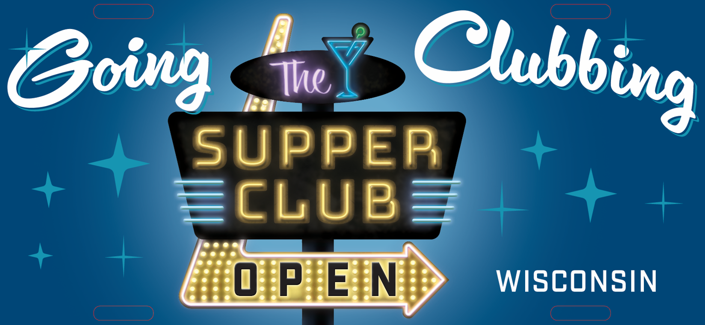 Wisconsin Supper Club License Plate